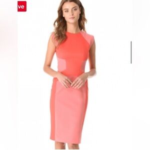 Lela Rose Colorblock Sheath Dress